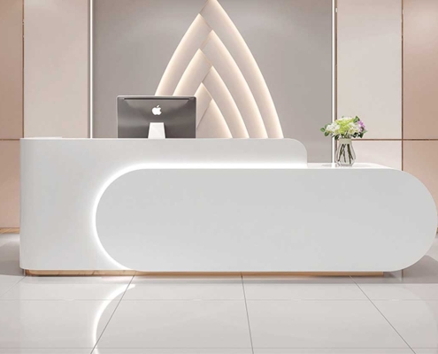 reception desk for salon