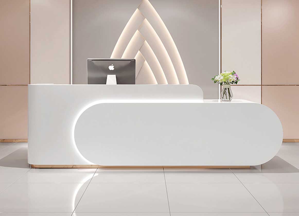 reception desk for salon